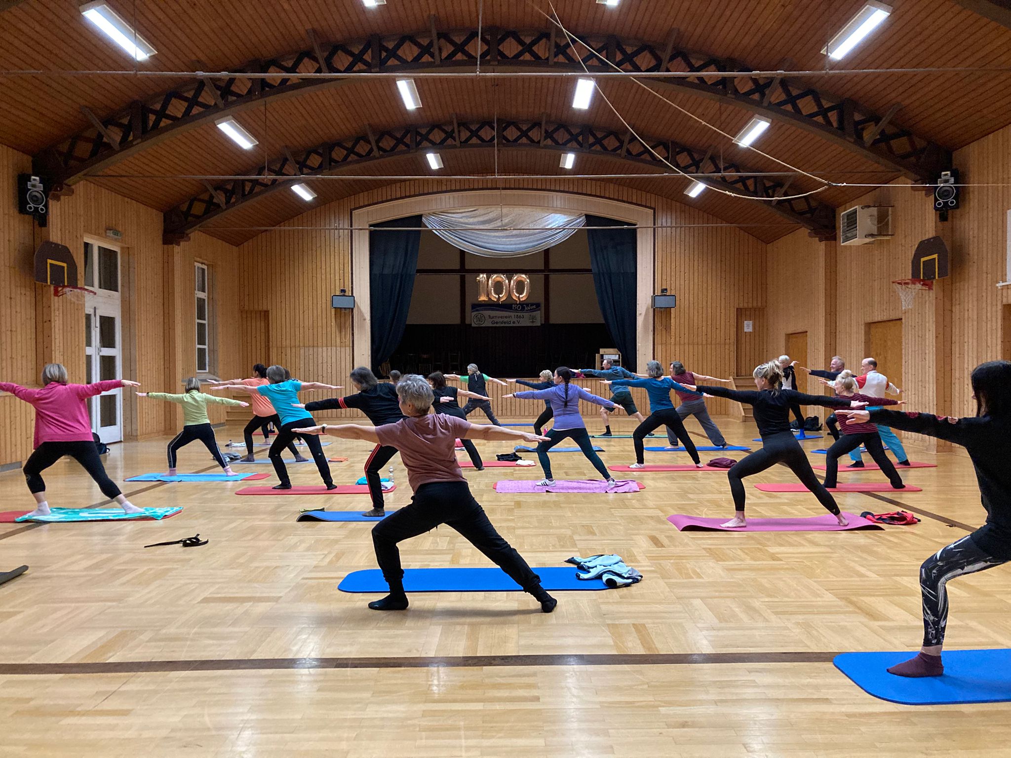 Pilates in der Fotoausstellung