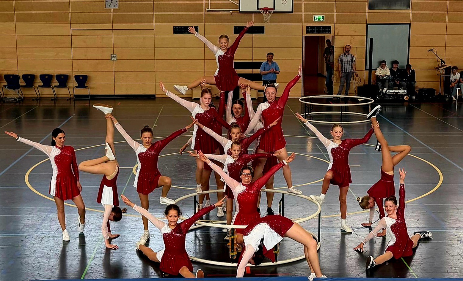 Rhönrad Vorführung beim Schulfest der Rhönschule am 30. Mai 2026